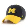 Michigan Wolverines KIDS 47 Brand Navy Short Stack MVP Adjustable Hat