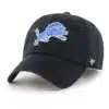 Detroit Lions 47 Brand Black Franchise Fitted Hat