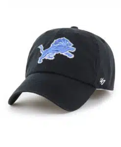 Detroit Lions 47 Brand Black Franchise Fitted Hat