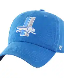 Detroit Lions 47 Brand Vintage Classic Blue Raz Franchise Fitted Hat