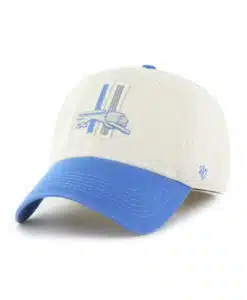 Detroit Lions 47 Brand Vintage Classic Blue Raz Bone Franchise Fitted Hat