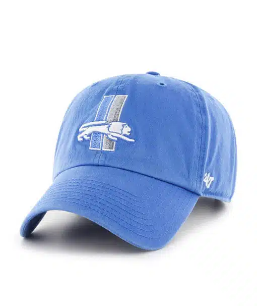 Detroit Lions 47 Brand Vintage Blue Raz Clean Up Adjustable Hat