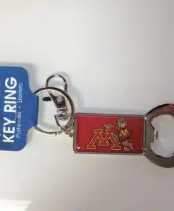 Minnesota Golden Gophers Keychain Bottle Opener