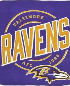 Baltimore Ravens 50x60 Fleece Throw Blanket