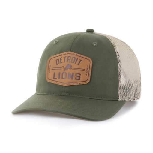 Detroit Lions 47 Brand Sandalwood Trucker Khaki Mesh Adjustable Hat