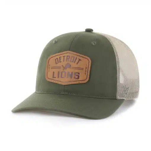 Detroit Lions 47 Brand Sandalwood Trucker Khaki Mesh Adjustable Hat