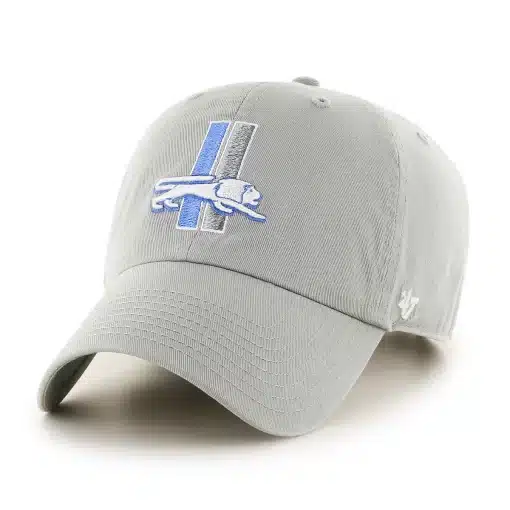 Detroit Lions 47 Brand Vintage Gray Clean Up Adjustable Hat