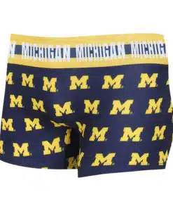 Michigan Wolverines Ladies Navy Hipster Knit Panty