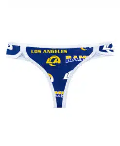 Los Angeles Rams Ladies Breakthrough Blue Knit Thong