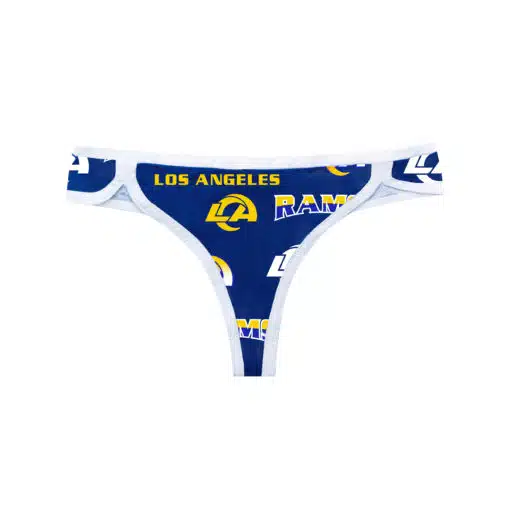 Los Angeles Rams Ladies Breakthrough Blue Knit Thong