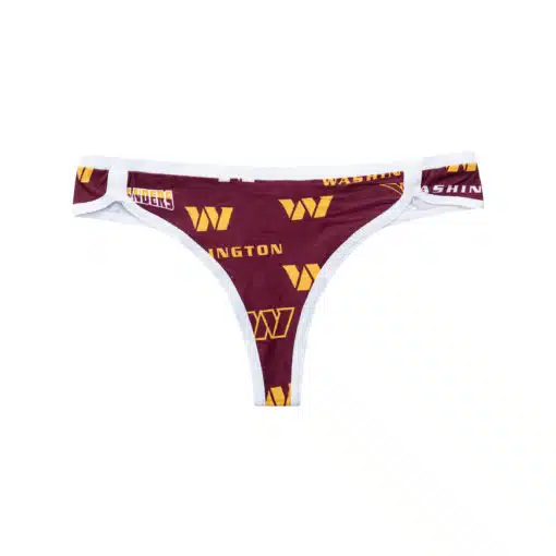 Washington Commanders Ladies Breakthrough Burgundy Knit Thong