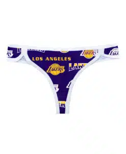 Los Angeles Lakers Ladies Breakthrough Purple Knit Thong