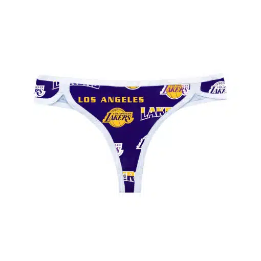 Los Angeles Lakers Ladies Breakthrough Purple Knit Thong
