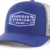 Los Angeles Dodgers 47 Brand Haven Blue Trucker Mesh Snapback Hat