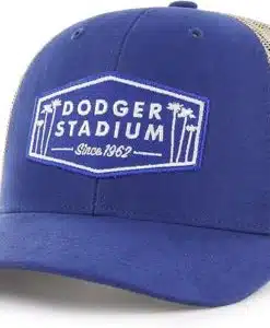 Los Angeles Dodgers 47 Brand Haven Blue Trucker Mesh Snapback Hat