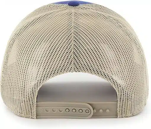Los Angeles Dodgers 47 Brand Haven Blue Trucker Mesh Snapback Hat - Image 2