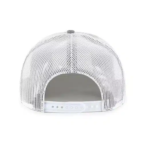 Detroit Tigers 47 Brand Gray Ellington Mesh Trucker Snapback Hat - Image 2