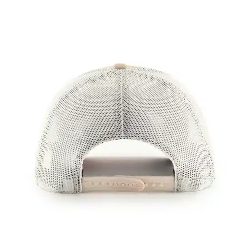 Detroit Tigers 47 Brand Khaki Glory Trucker Mesh Snapback Hat - Image 3