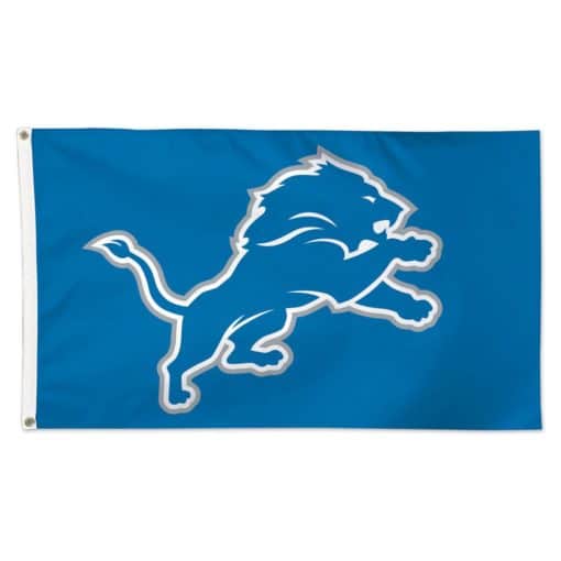 Detroit Lions 12x18 Honolulu Blue Boat Flag