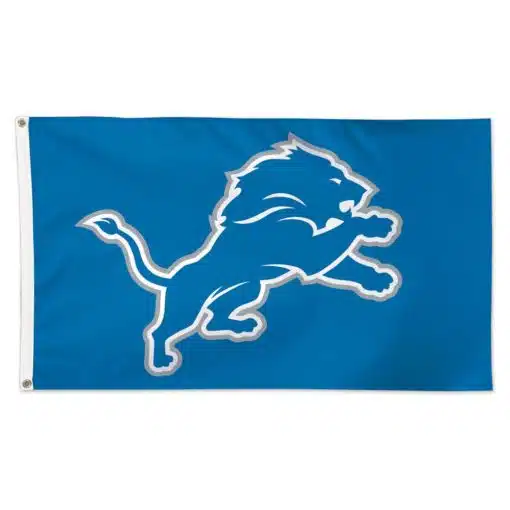 Detroit Lions 12x18 Honolulu Blue Boat Flag