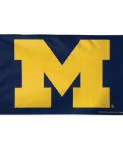 Michigan Wolverines 12x18 Navy Blue Boat Flag