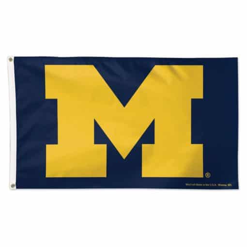 Michigan Wolverines 12x18 Navy Blue Boat Flag