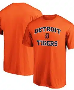 Detroit Tigers Men's Fanatics Orange Heart & Soul T-Shirt Tee
