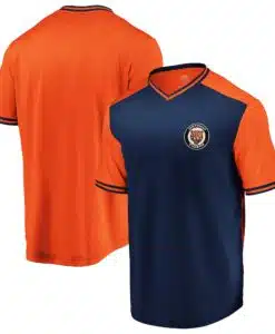 Detroit Tigers Men's Majestic Cooperstown Navy Orange T-Shirt Tee