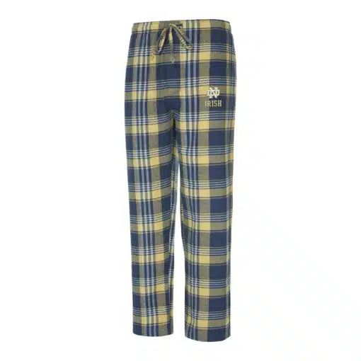 Notre Dame Fighting Irish Men's Region Navy Flannel Pajama Pants