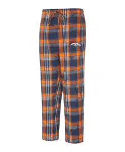 Denver Broncos Men's Region Navy Flannel Pajama Pants