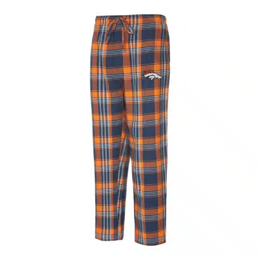 Denver Broncos Men's Region Navy Flannel Pajama Pants