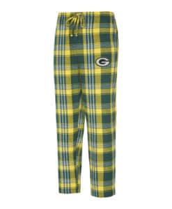 Green Bay Packers Men's Region Green Flannel Pajama Pants