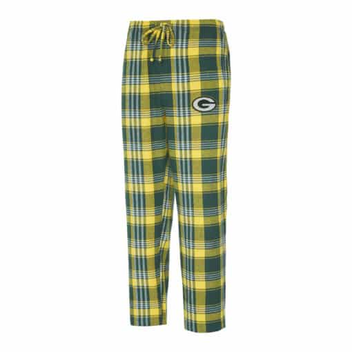 Green Bay Packers Men's Region Green Flannel Pajama Pants