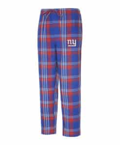 New York Giants Men's Region Blue Flannel Pajama Pants