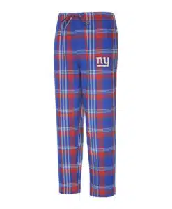 New York Giants Men's Region Blue Flannel Pajama Pants