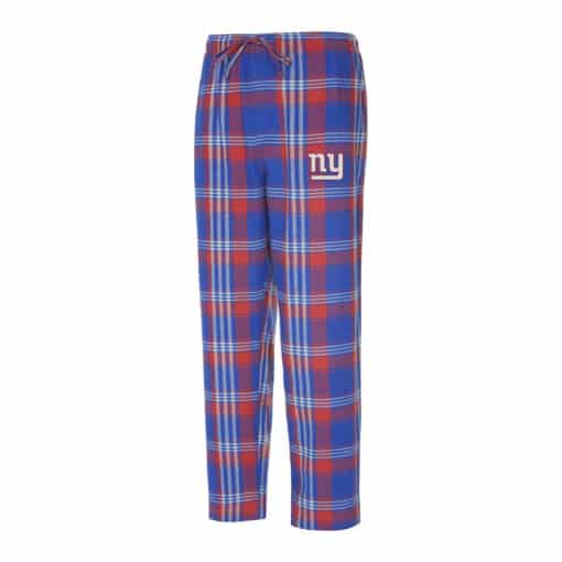 New York Giants Men's Region Blue Flannel Pajama Pants