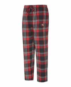 San Francisco 49ers Men's Region Black Red Flannel Pajama Pants