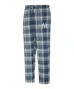 New York Yankees Men's Region Navy Flannel Pajama Pants