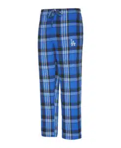 Los Angeles Dodgers Men's Region Blue Flannel Pajama Pants