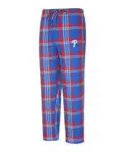 Philadelphia Phillies Men's Region Blue Flannel Pajama Pants