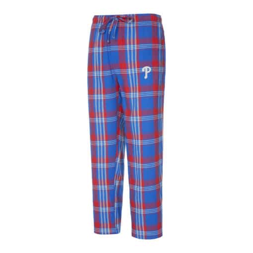 Philadelphia Phillies Men's Region Blue Flannel Pajama Pants