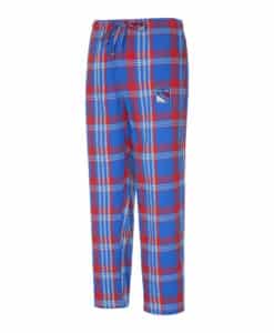 New York Rangers Men's Region Blue Flannel Pajama Pants