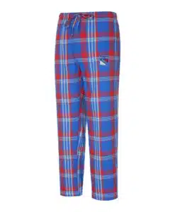 New York Rangers Men's Region Blue Flannel Pajama Pants