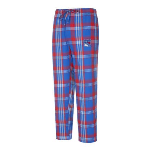 New York Rangers Men's Region Blue Flannel Pajama Pants