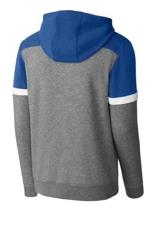 GRIT Detroit Unisex Lions Blue Gray Pullover Hoodie - Image 2