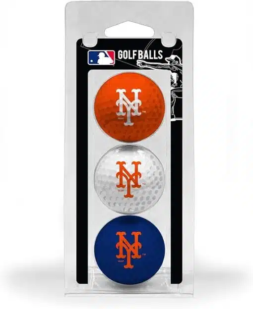 New York Mets 3 Pack of Golf Balls