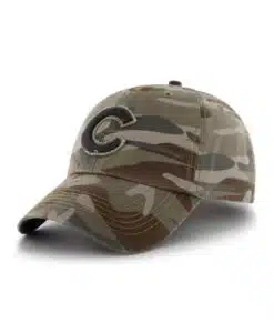 Chicago Cubs 47 Brand Camo Tarpoon Faded Clean Up Adjustable Hat