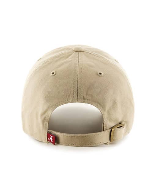 Alabama Crimson Tide 47 Brand Khaki Clean Up Adjustable Hat - Image 2