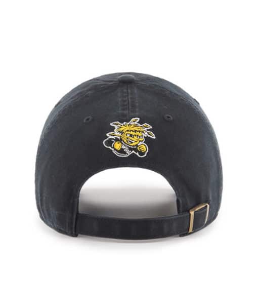 Wichita State Shockers OHT 47 Brand Black Clean Up Adjustable USA Hat