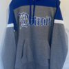 Detroit Michigan D Unisex Lions Blue Gray Pullover Hoodie